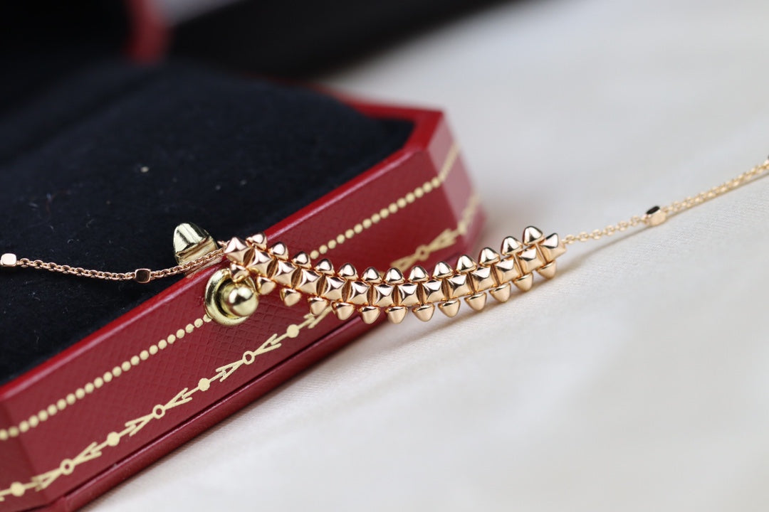 CARTIER CLASH PINK GOLD NECKLACE