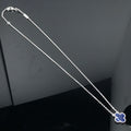 Van Cleef & Arpels CLOVER PIETERSITE SILVER LONG NECKLACE