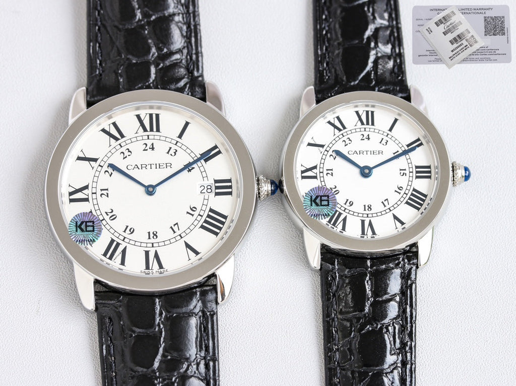RONDE SOLO STEEL BLACK LEATHER