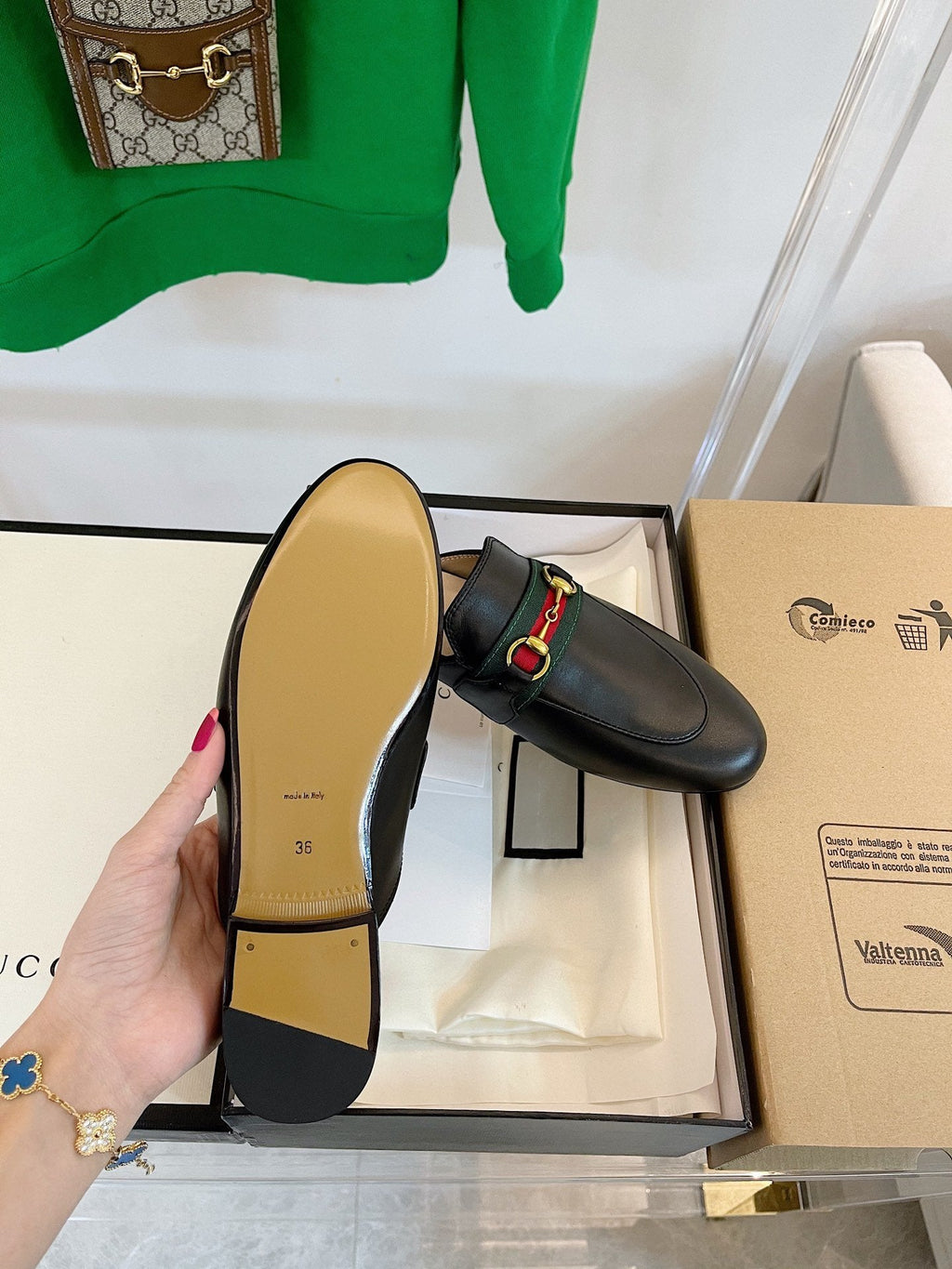 GUCCI SLIPPER PRINCETOWN BLACK