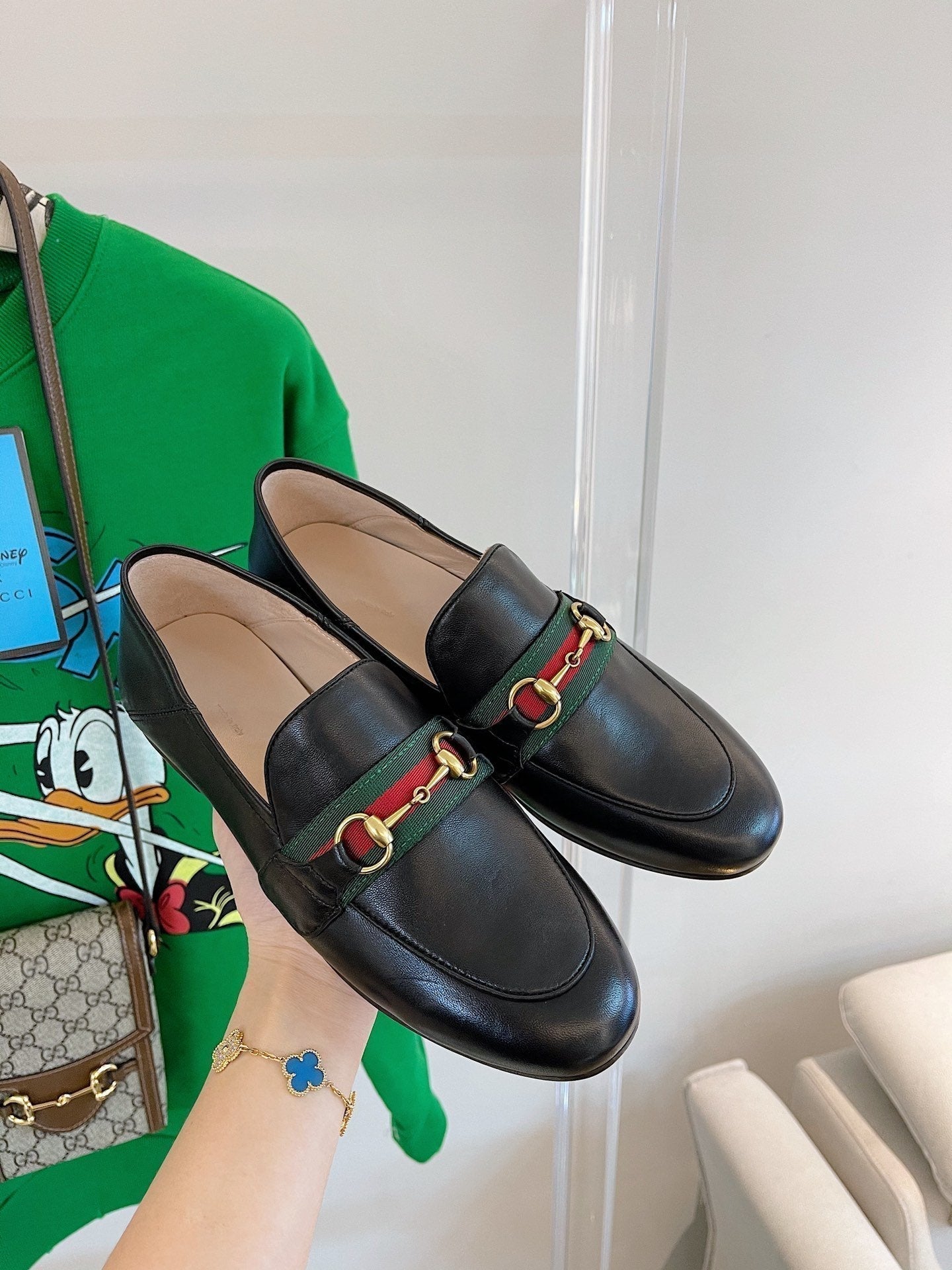 GUCCI LOAFERS PRINCETOWN BLACK