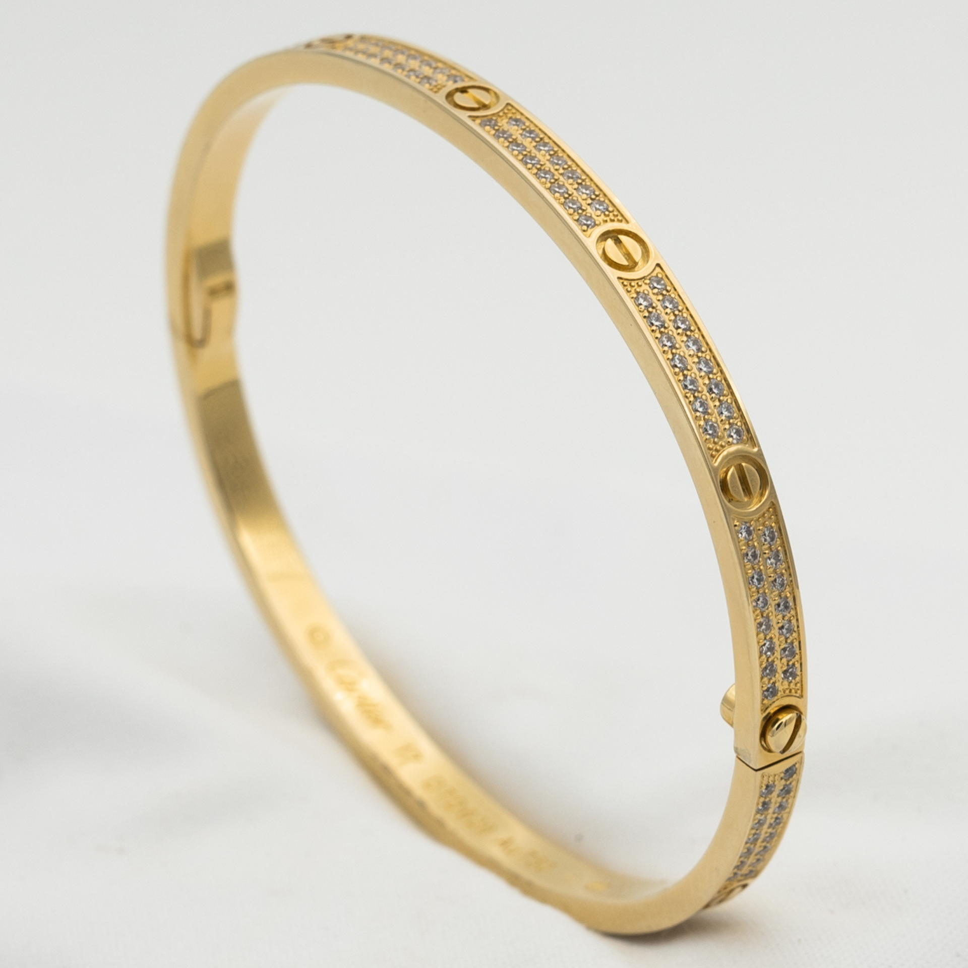 CARTIER LOVE BRACELET 3.65MM DIAMONDS