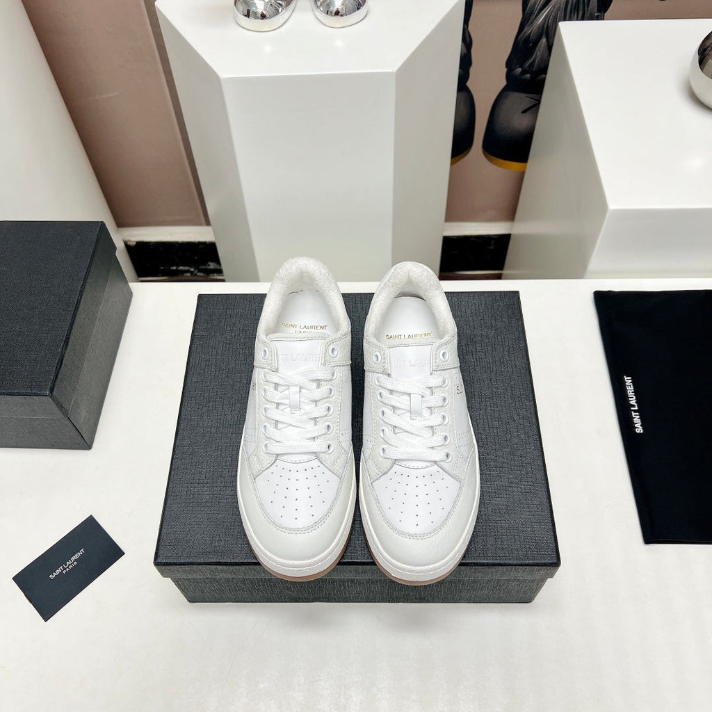 LOUIS VUITTON SL/61 SNEAKERS IN WHITE CALFSKIN