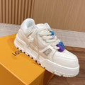 LOUIS VUITTON LV Trainer Maxi Sneaker White Calfskin