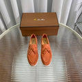 LP SUMMER WALK TASSELS LOAFERS FIRE SUEDE