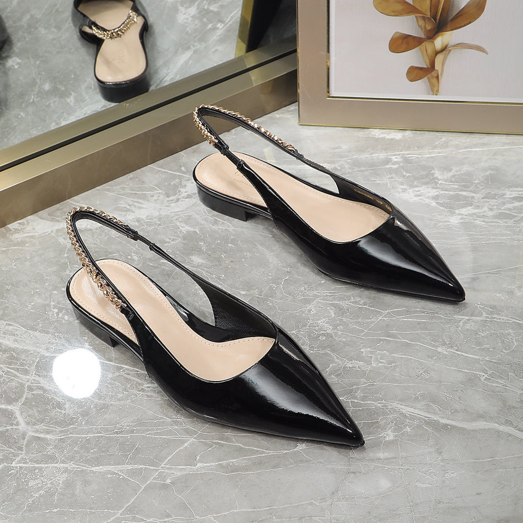 GUCCI Signoria Ballet Flat Black