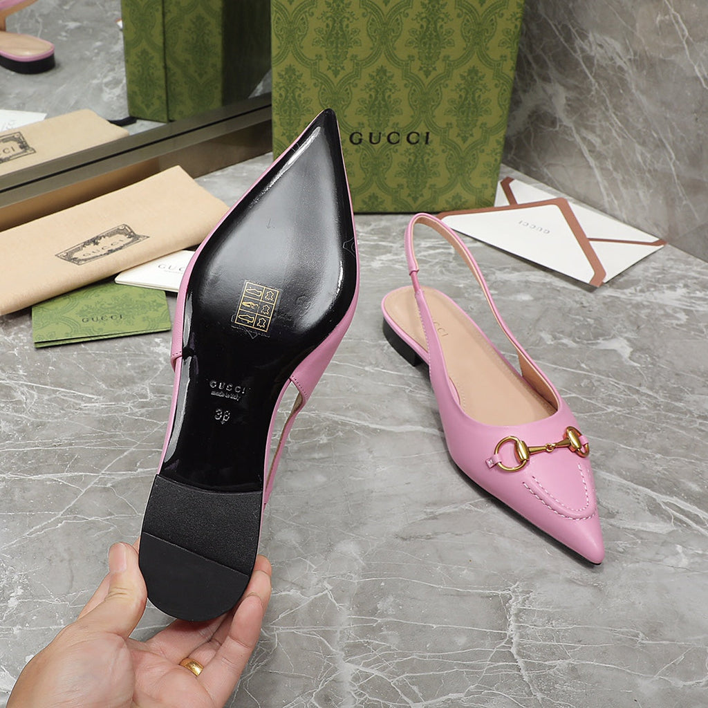 GUCCI Flat Sandals pink