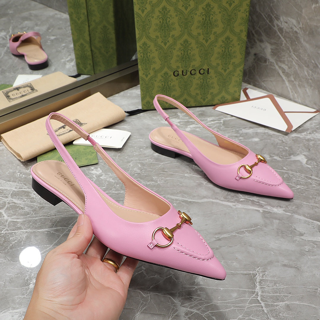 GUCCI Flat Sandals pink