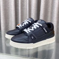LOUIS VUITTON LV MAXI TRAINER IN BLACK CALFSKIN