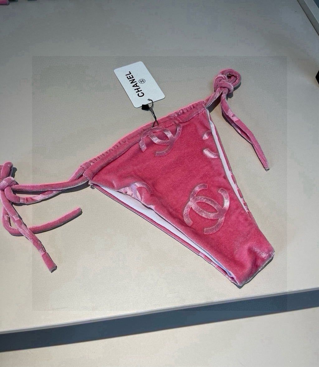 CHANEL BIKINI SWIMSUIT SET IN PINK 624523