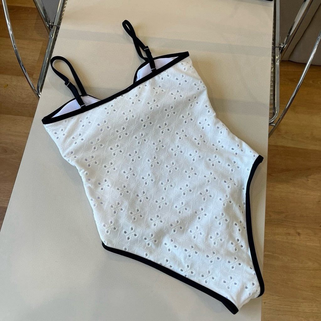 CHANEL BIKINI SWIMSUIT SET IN WHITE 111538