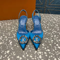 LOUIS VUITTON LV MET SLINGBACK PUMP BLUE