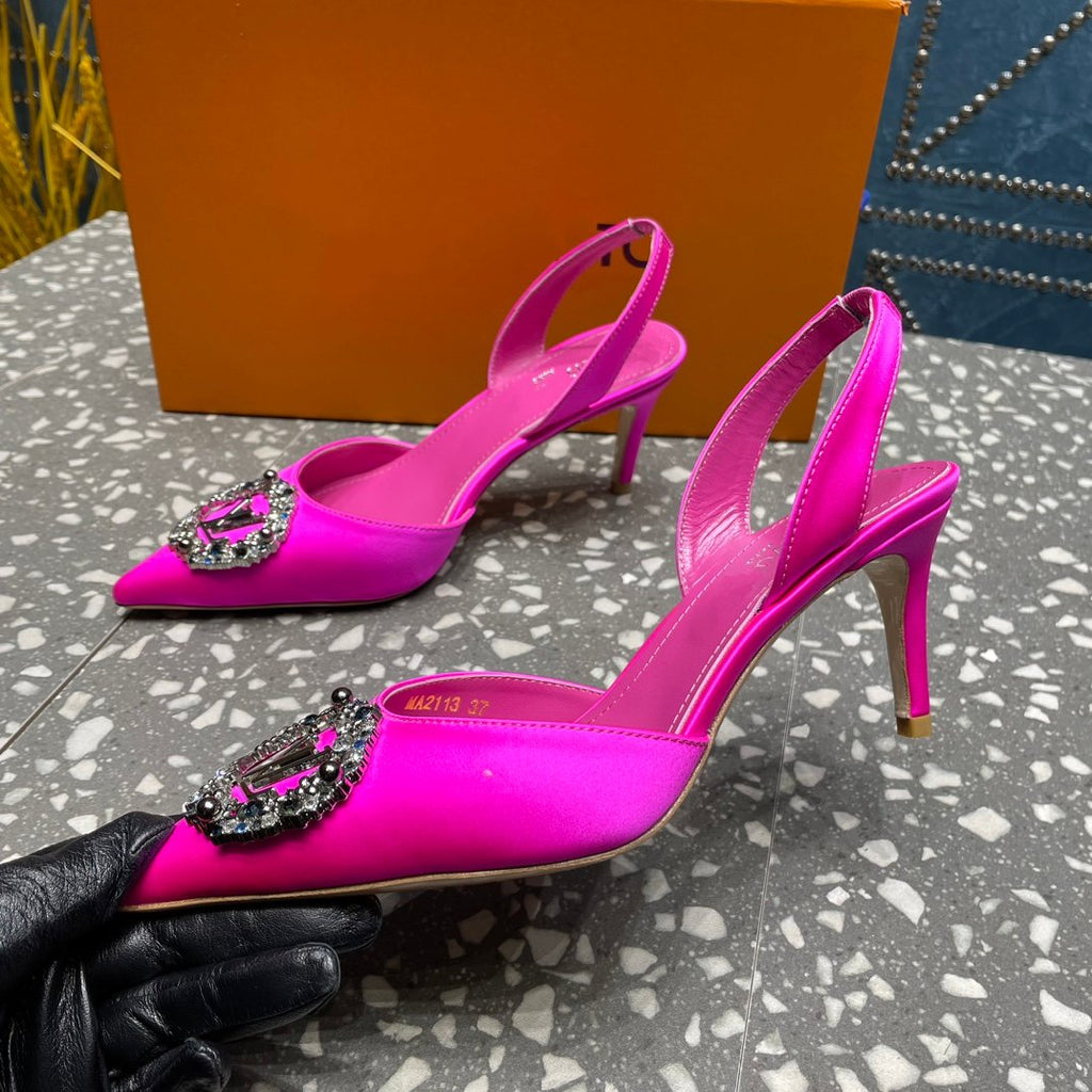 LOUIS VUITTON LV MET SLINGBACK PUMP PINK