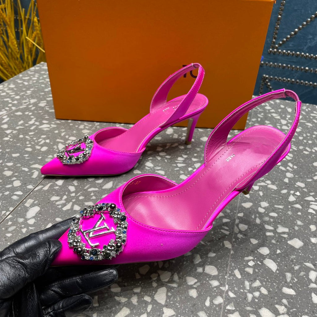 LOUIS VUITTON LV MET SLINGBACK PUMP PINK