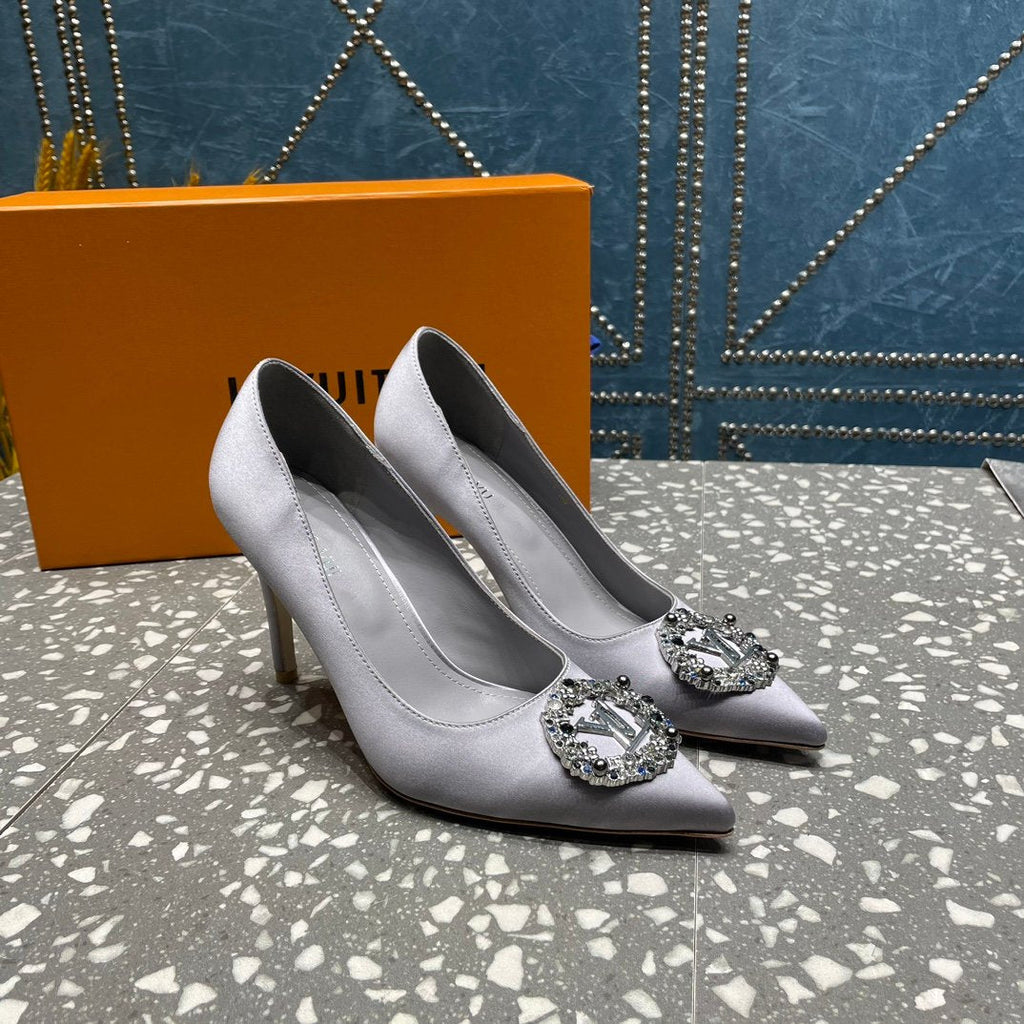 LOUIS VUITTON LV MET SLINGBACK PUMP GREY