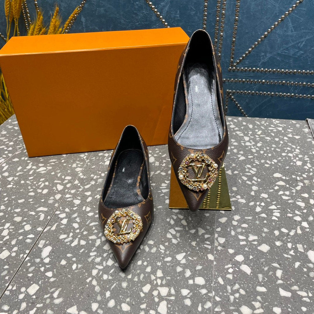 LOUIS VUITTON LV MET FLAT BALLERINA MONOGRAM