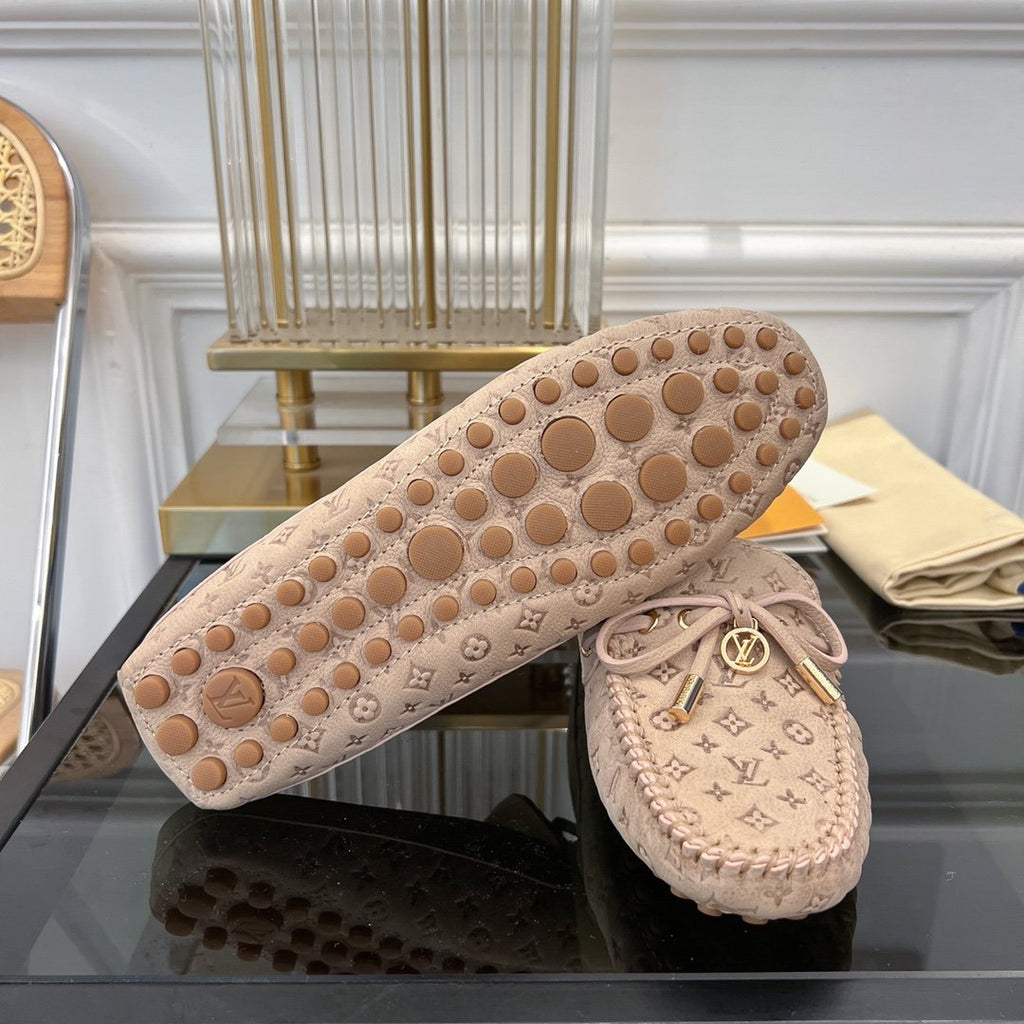 LOUIS VUITTON LV COSY FLAT LOGO STAMPING BEIGE