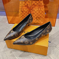 LOUIS VUITTON LV SINGLE LOW HEEL PUMP MONOGRAM CANVAS