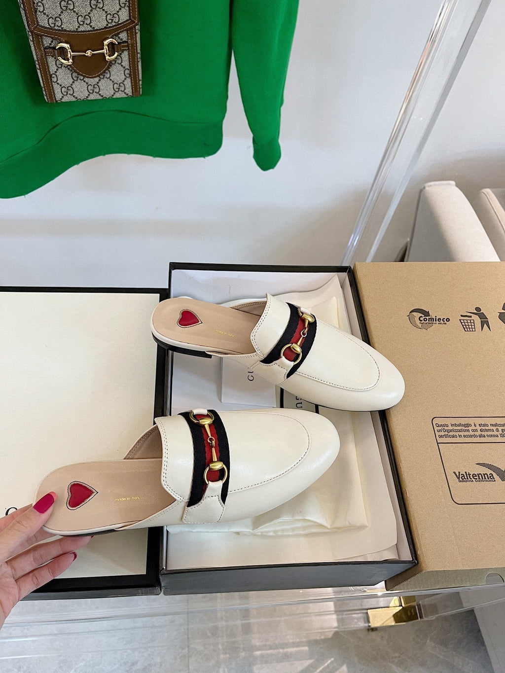 GUCCI SLIPPER PRINCETOWN BEIGE