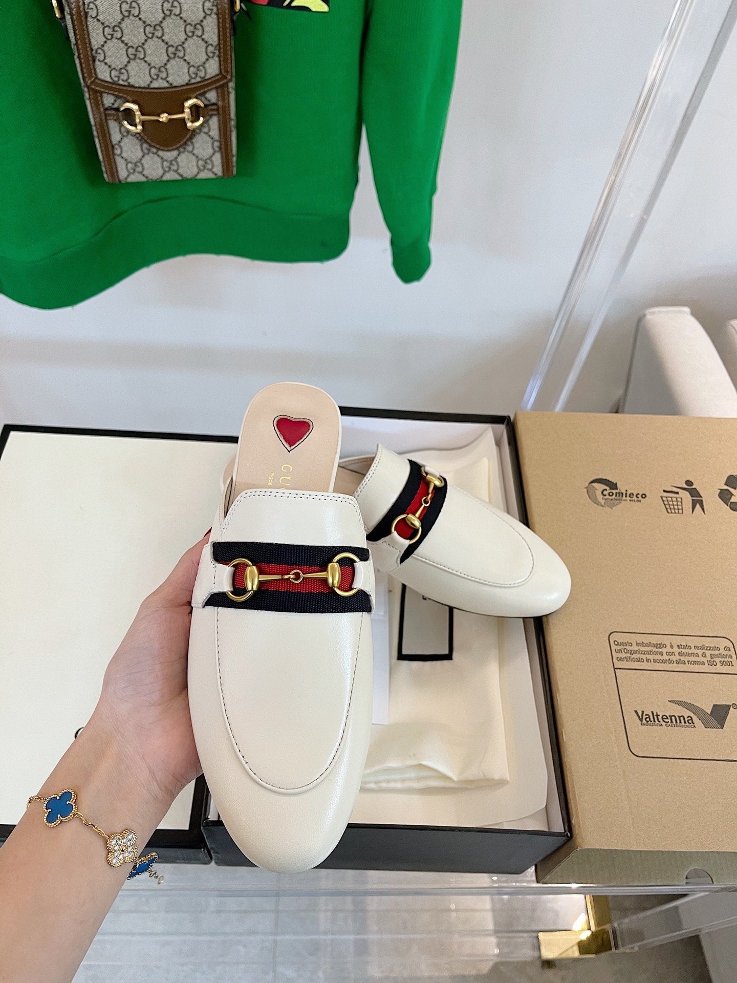 GUCCI SLIPPER PRINCETOWN BEIGE