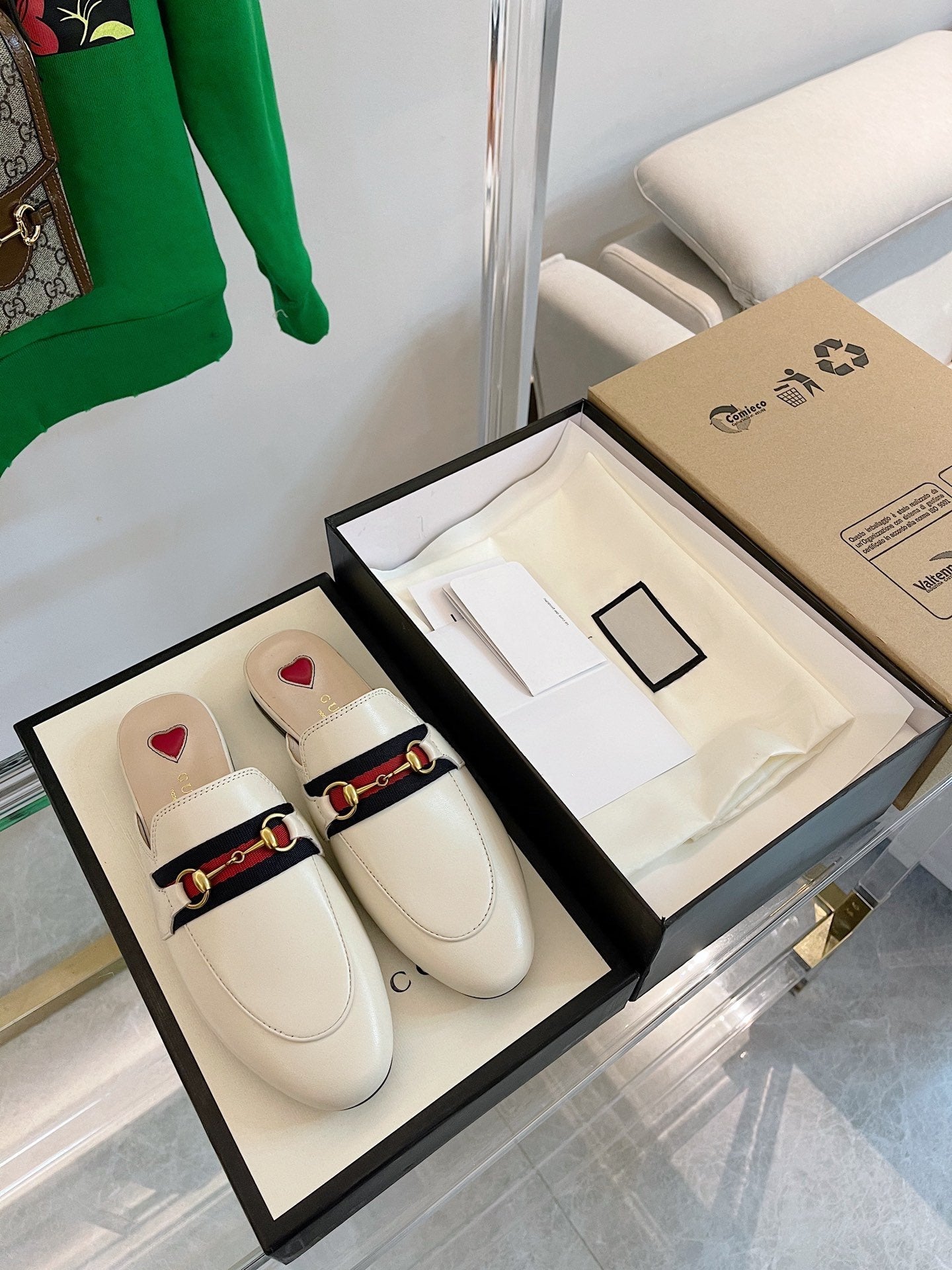 GUCCI SLIPPER PRINCETOWN BEIGE