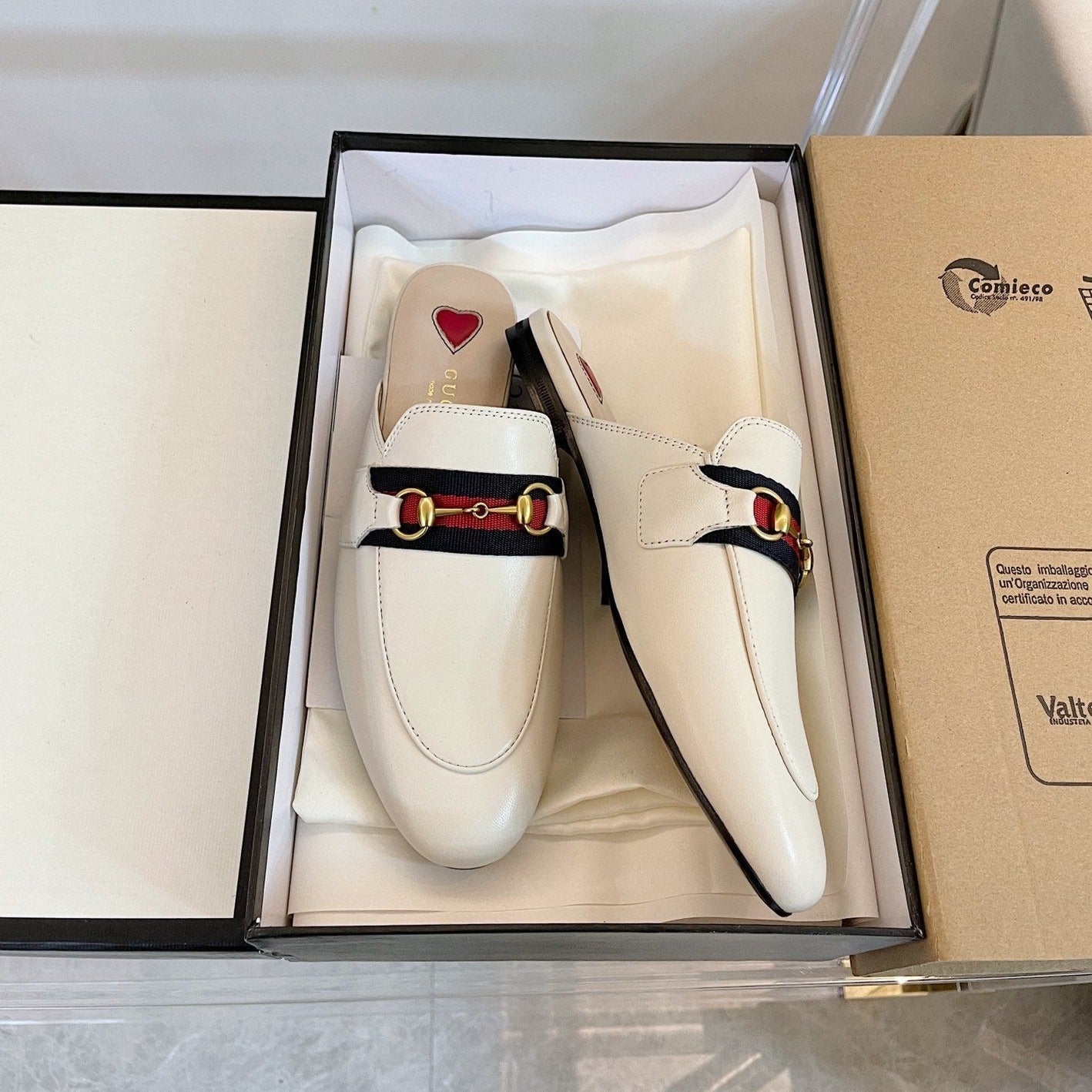 GUCCI SLIPPER PRINCETOWN BEIGE