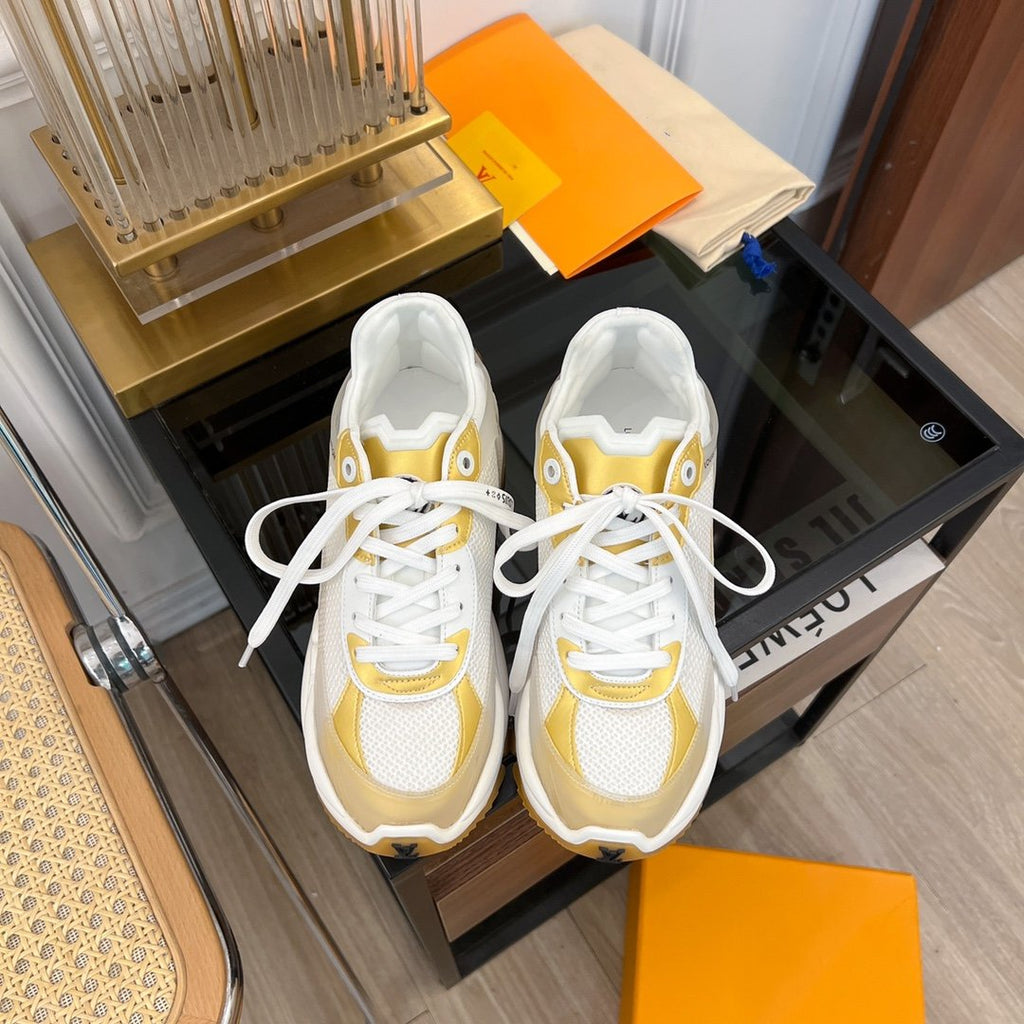 LOUIS VUITTON LV RUN 55 SNEAKER LIGHT YELLOR