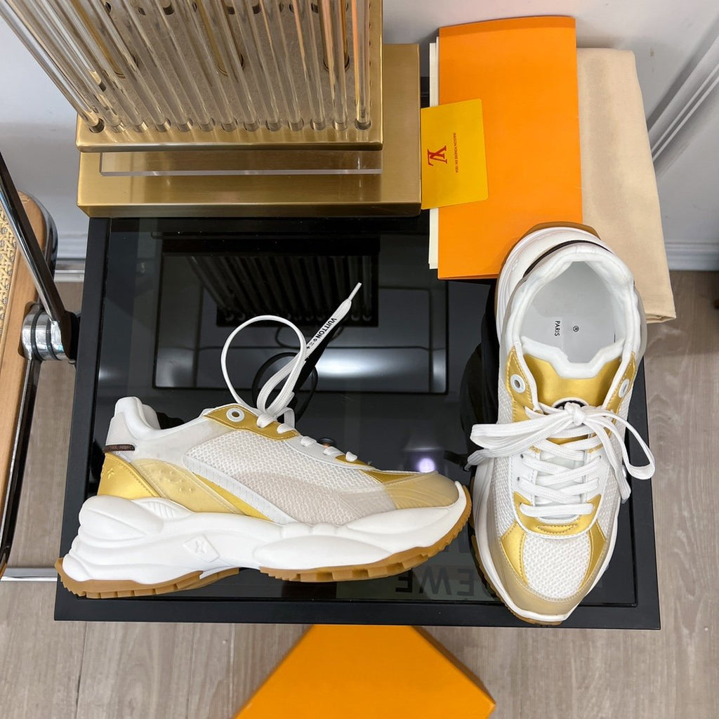 LOUIS VUITTON LV RUN 55 SNEAKER LIGHT YELLOR