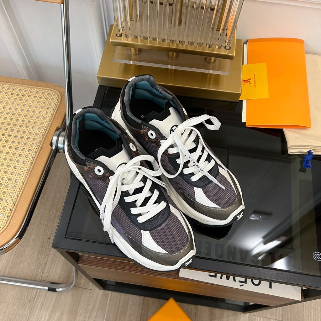 LOUIS VUITTON LV RUN 55 SNEAKER DEEP PURPLE
