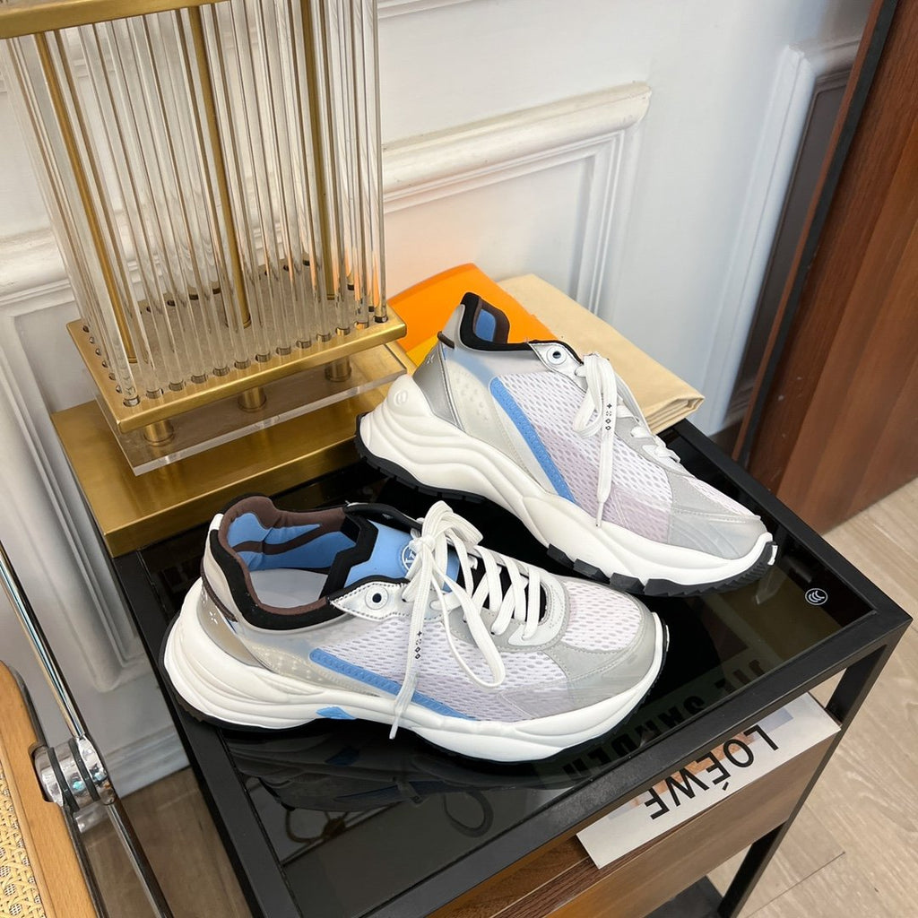 LOUIS VUITTON LV RUN 55 SNEAKER BLUE