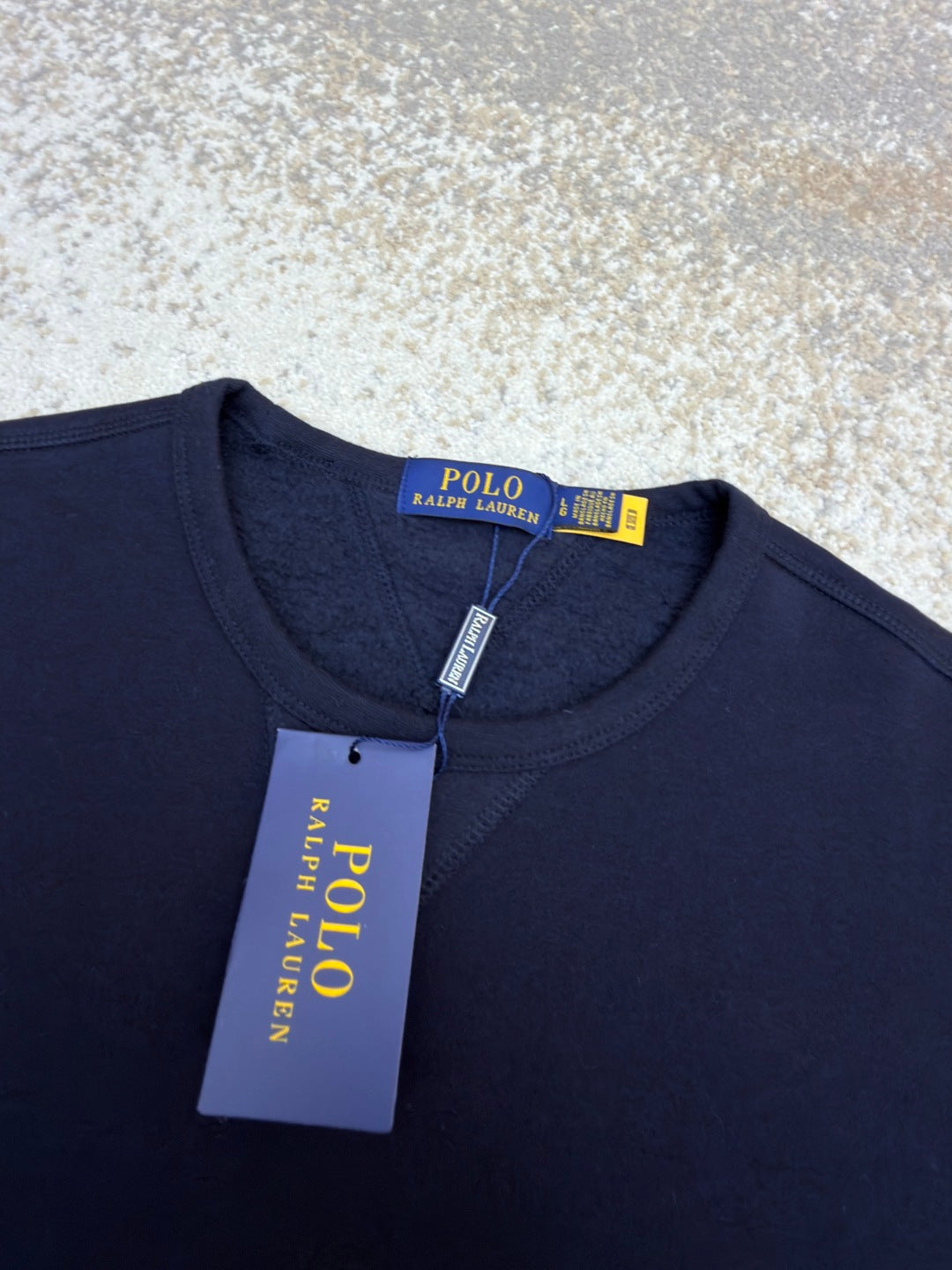RALPH LAUREN 25S FLEECE SWEATSHIRT WITH EMBROIDERED LOGO 263