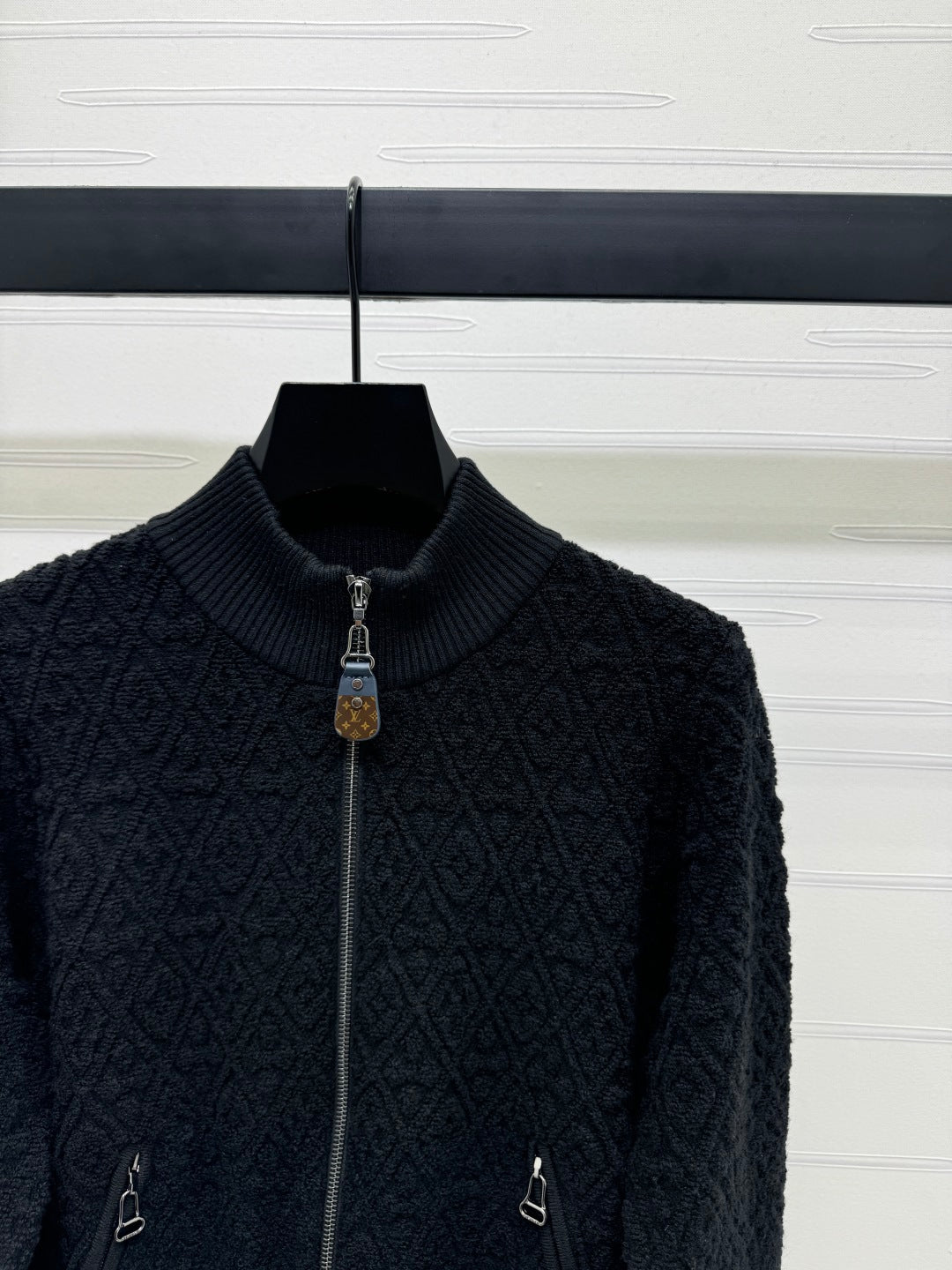 LOUIS VUITTON LV ZIP-UP LONG-SLEEVE KNIT CARDIGAN 274961