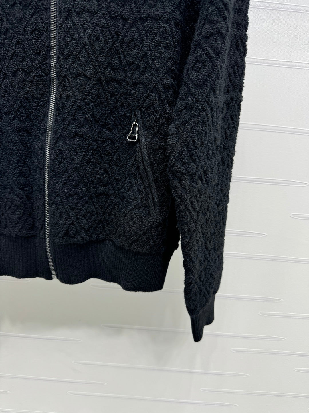 LOUIS VUITTON LV ZIP-UP LONG-SLEEVE KNIT CARDIGAN 274961