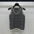 LOUIS VUITTON LV ROUND-NECK KNITTED SLEEVELESS VEST 274936