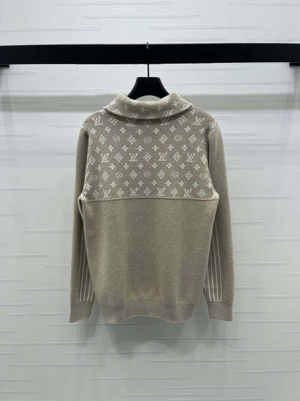 LOUIS VUITTON LV 25S LONG-SLEEVE COLOR-BLOCK COLLARED SHIRT 0166