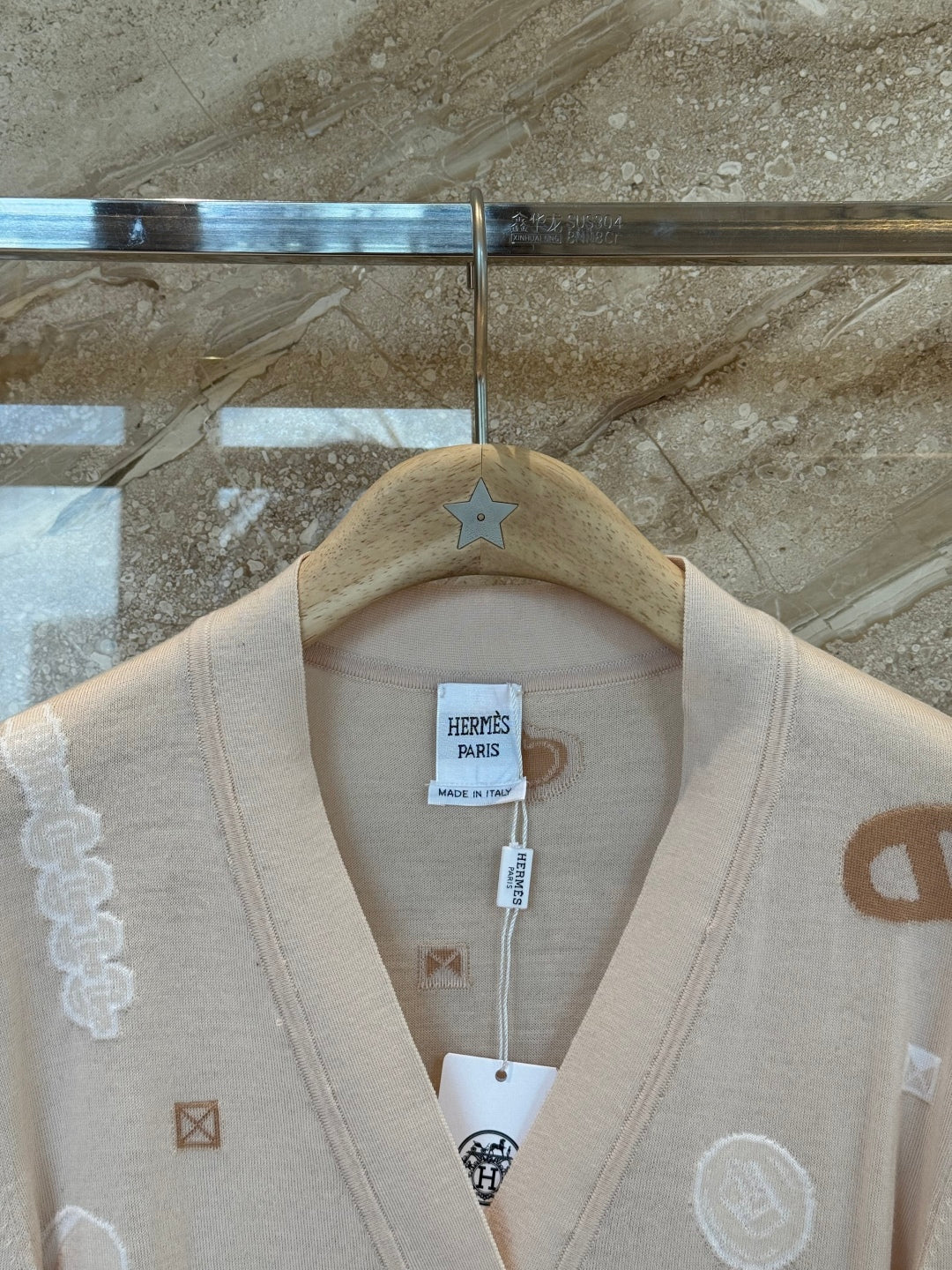 HERMES 25S CARDIGAN SWEATER 001