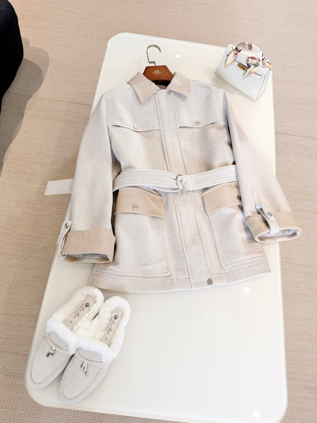 HERMES 25S CASERE COAT 309