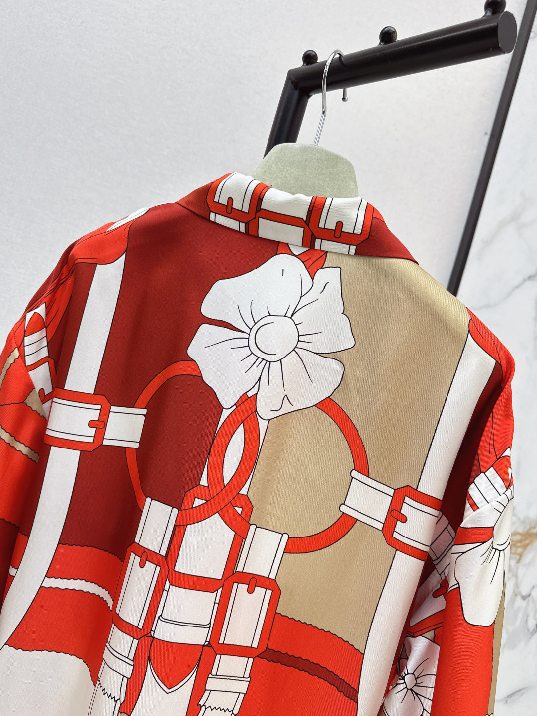 HERMES HERMES 25S SILK SHIRT 329