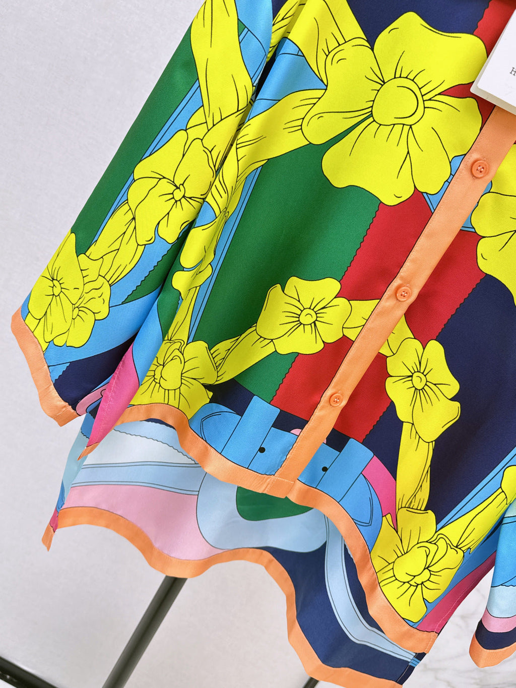 HERMES HERMES 25S SILK SHIRT 330