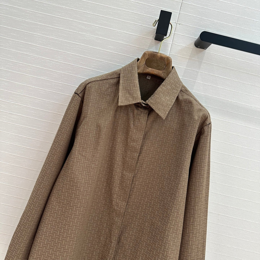 HERMES JACQUARD SHIRT 268338