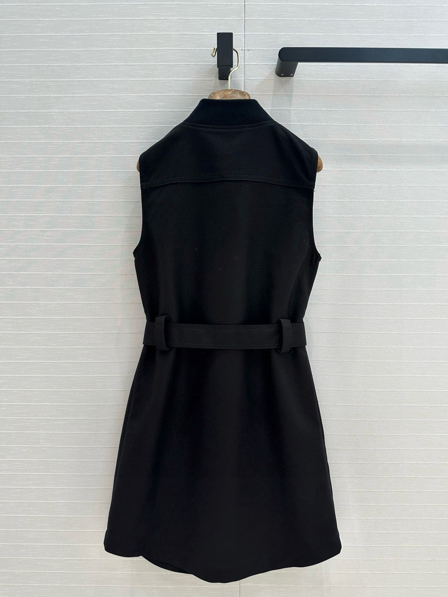 HERMES HERMES SLEEVELESS ZIPPER DRESS 276153