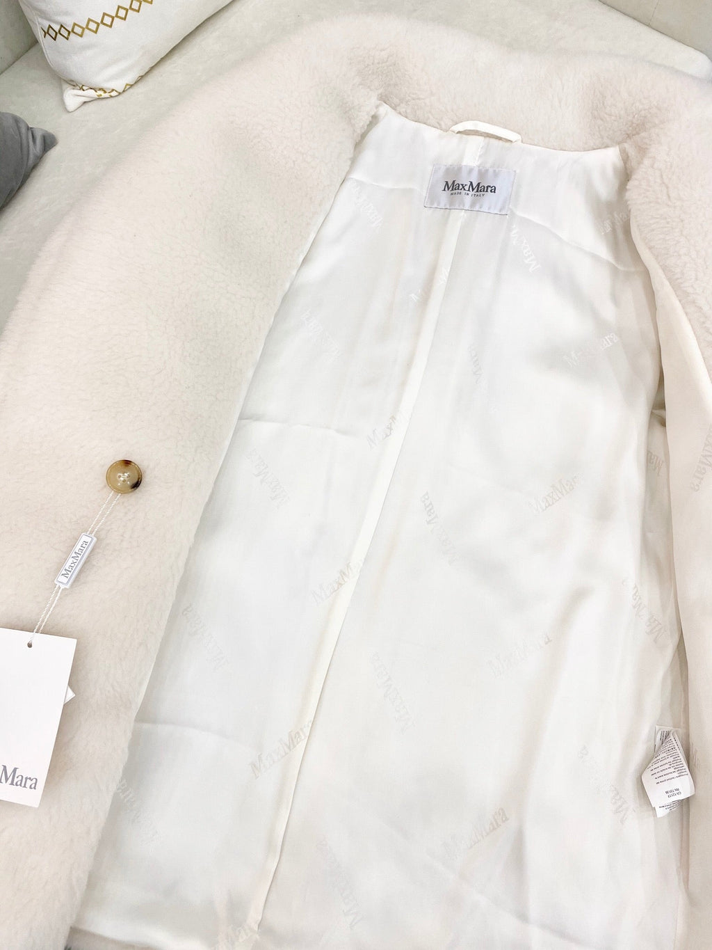MAX MARA 25S TEDDY SHORT JACKET 078