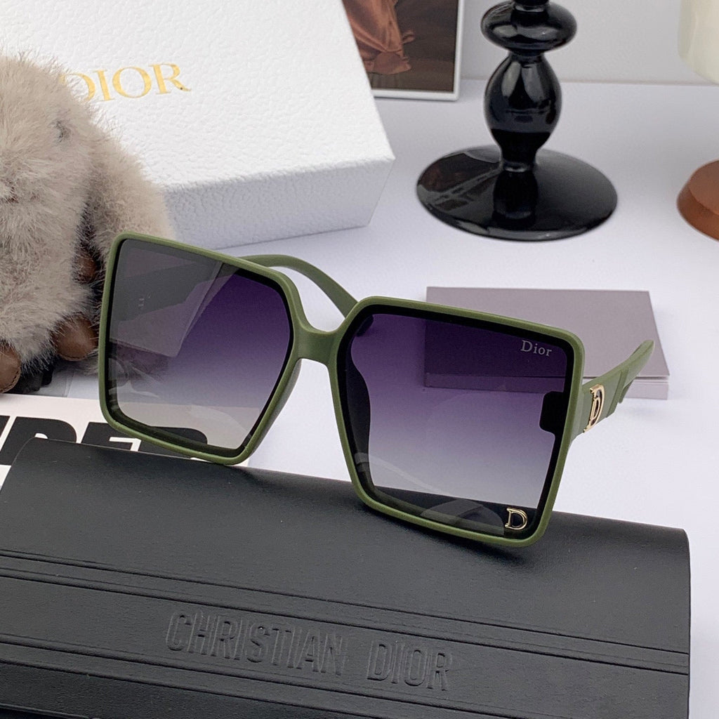 DIOR MONTAIGNE SUNGLASS CD1595 IN GREEN ACETATE