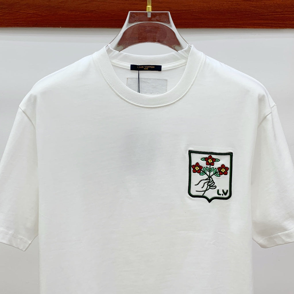 LOUIS VUITTON LV WHITE COTTON T-SHIRT 238892