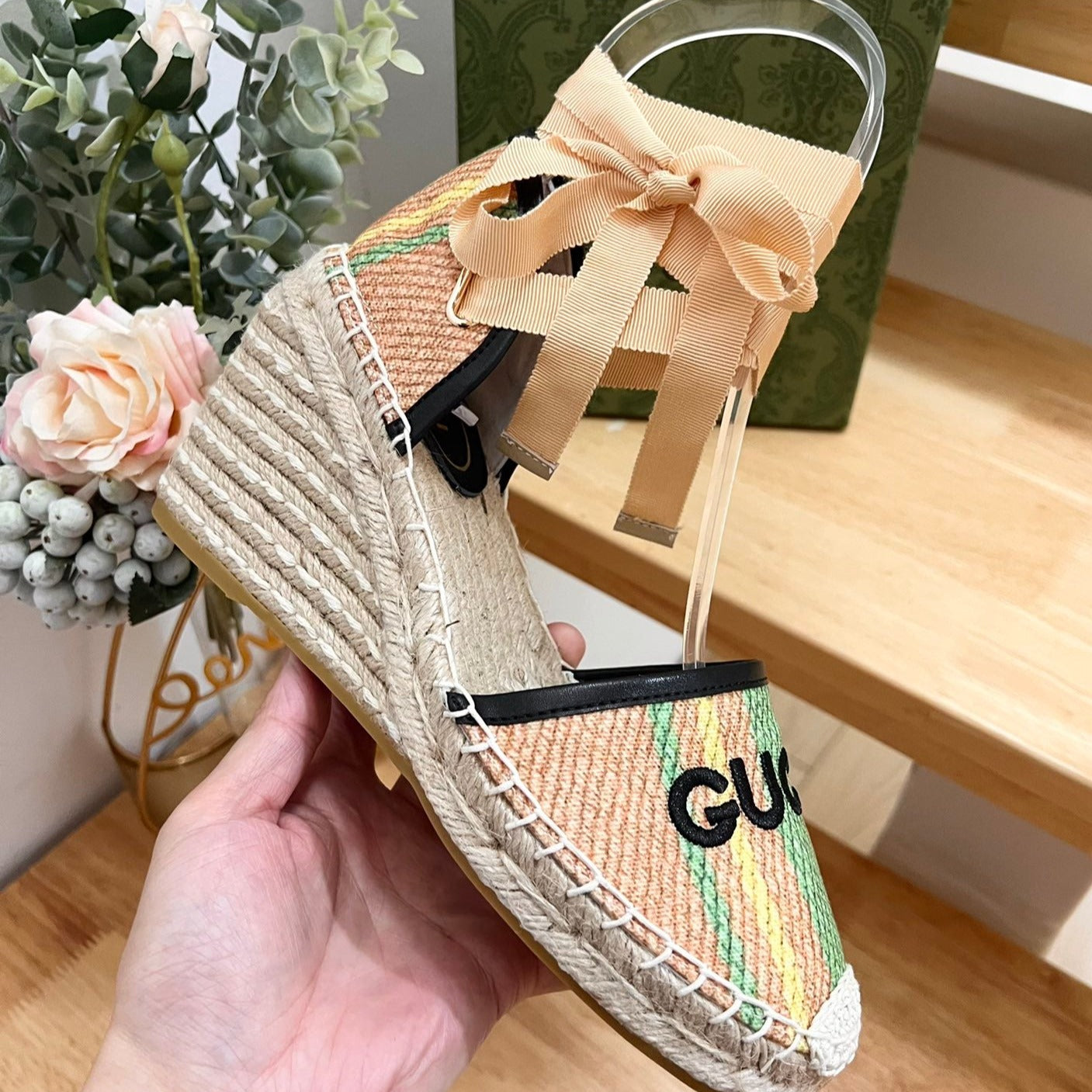 GUCCI Double G High Sandals Shoes