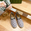 GUCCI Supreme Flat Shoes White Caro