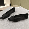 LOUIS VUITTON BALLERINA FLATS IN BLACK SATIN