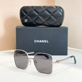 CHANEL SQUARE SUNGLASSES CH4288Q IN METAL