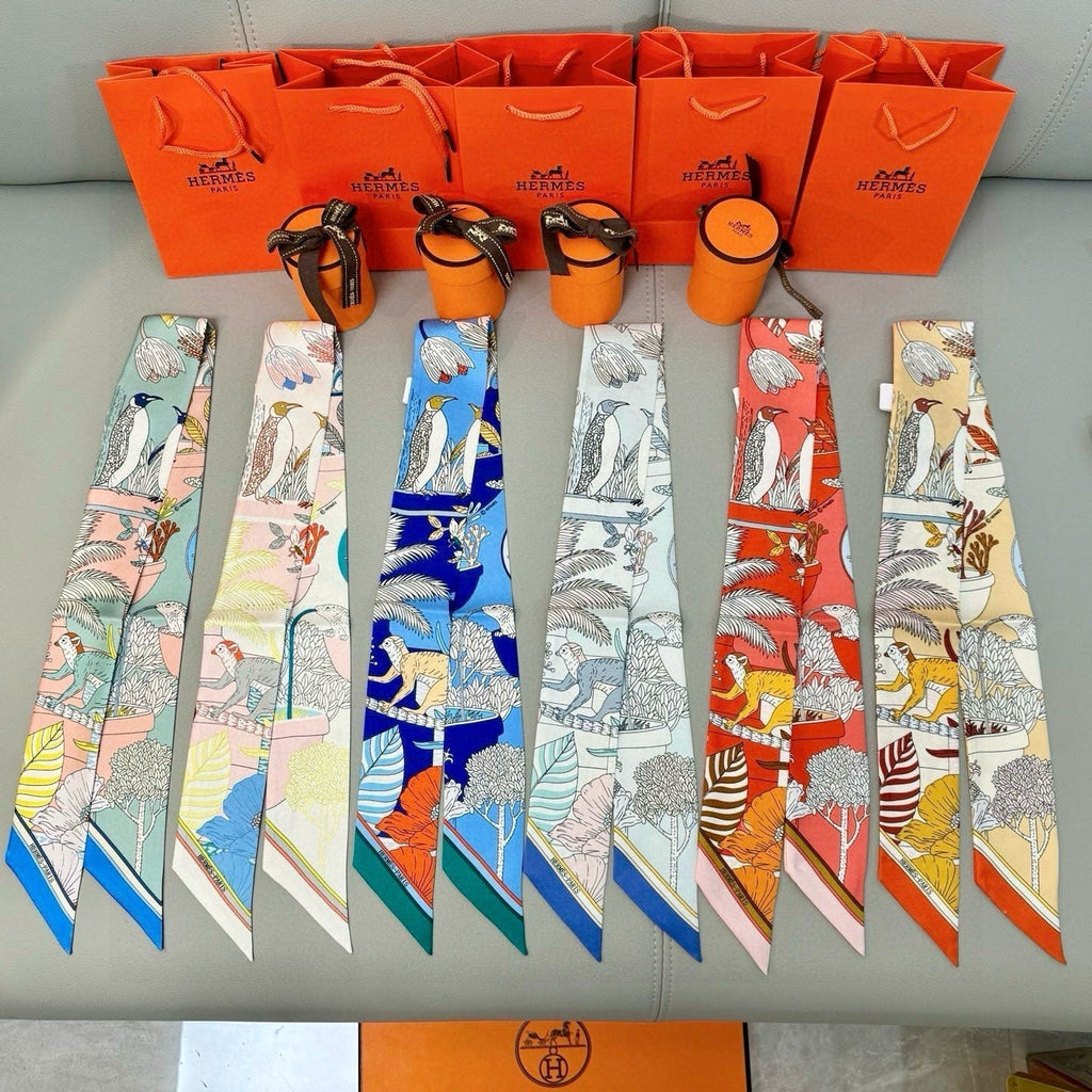 HERMES PRECIOUS PARADISE TWILLY IN MULTICOLOR
