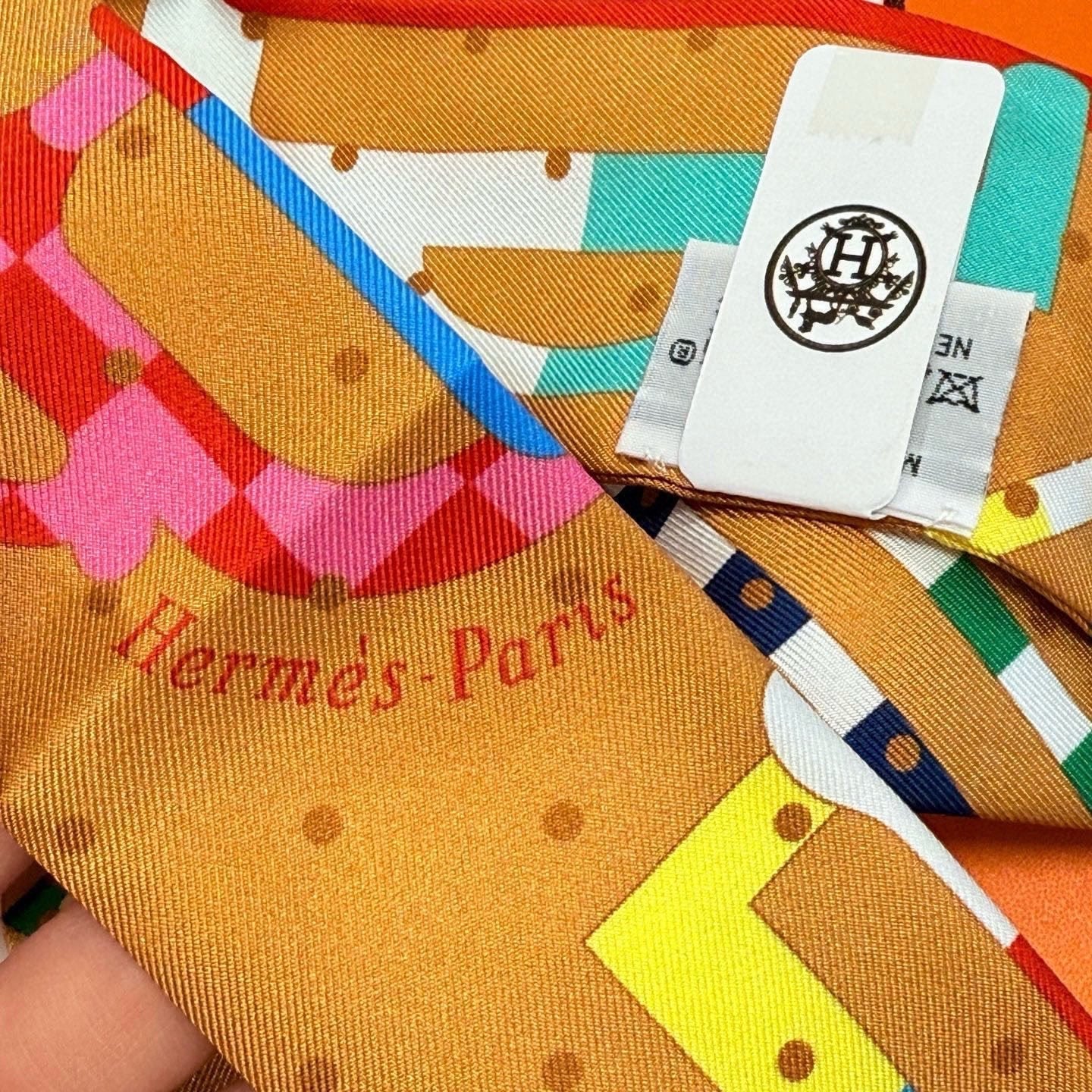 HERMES HERMES 25S SCARF TWILLY 86 IN SILK 987339